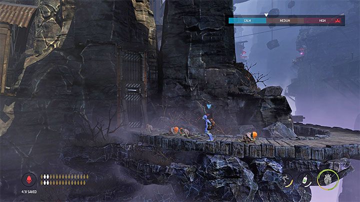 To jeszcze nie wszystkie atrakcje sekretnego obszaru - Oddworld Soulstorm: Przekroczenie doliny windą, Sorrow Valley - solucja - Oddworld Soulstorm - poradnik do gry