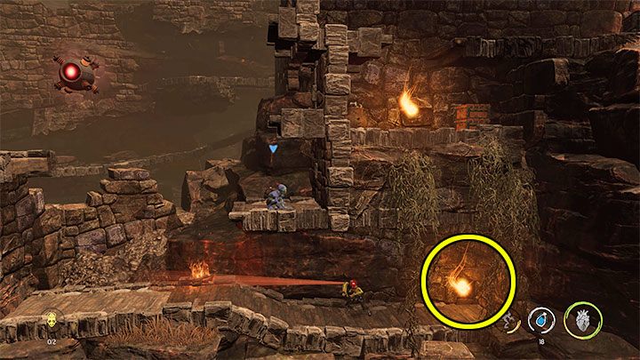 Oba sekrety są w tym samym miejscu i jest to konkretnia sekcja, w której Abe musi pomóc przygwożdżonym Mudokonom atakowanym przez Sligów - Oddworld Soulstorm: Etap 2 - wszystkie sekrety, lista - Oddworld Soulstorm - poradnik do gry