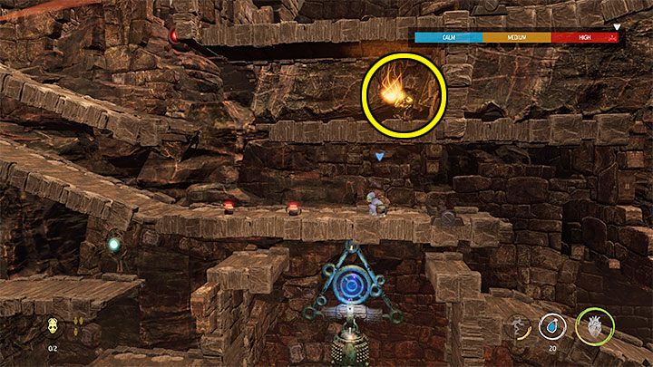 Sekret jest na półce nad dwoma minami nadającymi się do rozbrojenia - Oddworld Soulstorm: Etap 2 - wszystkie sekrety, lista - Oddworld Soulstorm - poradnik do gry