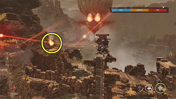 Sekret jest w drugiej lokacji ze snajperami i bombardowaniami - Oddworld Soulstorm: Etap 3 - wszystkie sekrety, lista - Oddworld Soulstorm - poradnik do gry