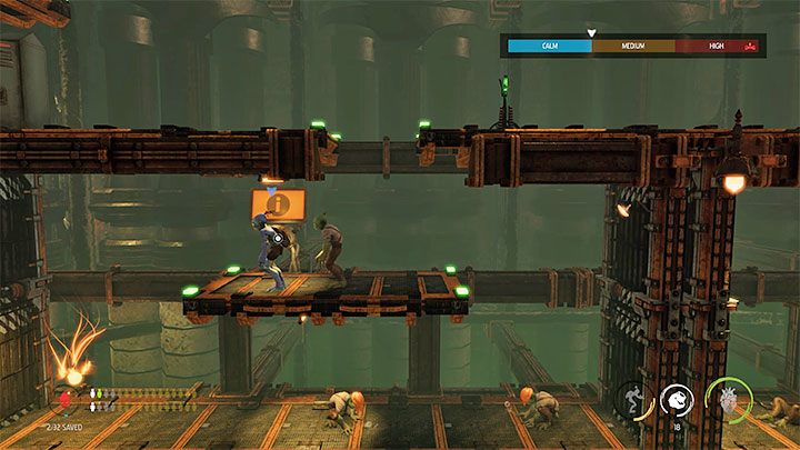 Sekret jest w budynku Worker Jail, czyli w więzieniu z Mudokonami - Oddworld Soulstorm: Etap 6 - wszystkie sekrety, lista - Oddworld Soulstorm - poradnik do gry