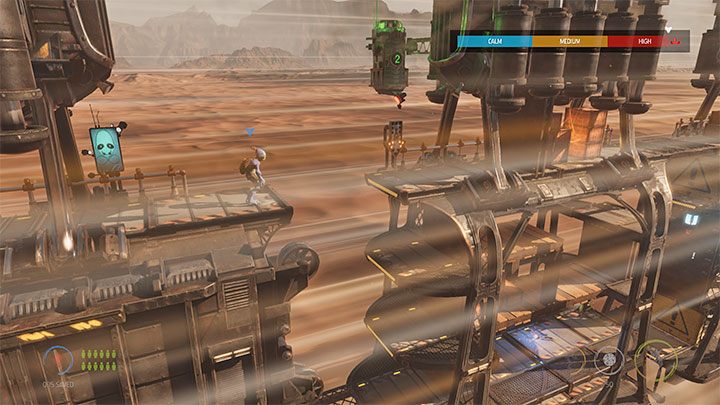 Abe niedługo po rozwiązaniu zagadki z wysadzeniem butli z propanem dotrze w pokazane na obrazku miejsce - Oddworld Soulstorm: Etap 7 - wszystkie sekrety, lista - Oddworld Soulstorm - poradnik do gry