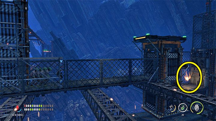 Oba sekrety odnajduje się w trakcie początkowej części przeprawy w stronę Bone Processing Level - Oddworld Soulstorm: Etap 10 - wszystkie sekrety, lista - Oddworld Soulstorm - poradnik do gry