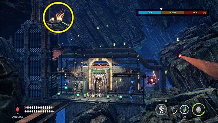 Sekret jest do zdobycia na samym końcu misji i łatwo go przegapić - Oddworld Soulstorm: Etap 10 - wszystkie sekrety, lista - Oddworld Soulstorm - poradnik do gry