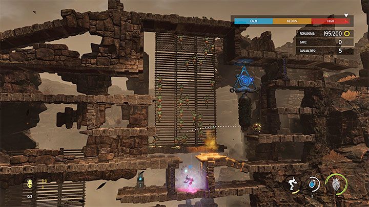 Wymagania do zdobycia platynowej odznaki: Uratowano 150 Mudokonów - Oddworld Soulstorm: Odznaki (wyzwania), The Ruins - lista, solucja - Oddworld Soulstorm - poradnik do gry