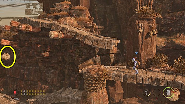 Po dłuższej przechadcze dotrzemy do rozwidlenia i najpierw zbadajmy opcjonalną dolną ścieżkę - Oddworld Soulstorm: Zinfiltrowanie stacji, Phat Station - solucja - Oddworld Soulstorm - poradnik do gry