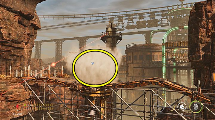 W trakcie zaliczania tej misji trzeba regularnie polegać na strefach z parą (Steam Zones) do unikania wykrycia przez przeciwników - Oddworld Soulstorm: Zinfiltrowanie stacji, Phat Station - solucja - Oddworld Soulstorm - poradnik do gry