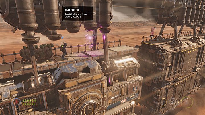 Wymagania do zdobycia platynowej odznaki: Uratowano 15 Mudokonów - Oddworld Soulstorm: Odznaki (wyzwania), The Hijack - lista, solucja - Oddworld Soulstorm - poradnik do gry