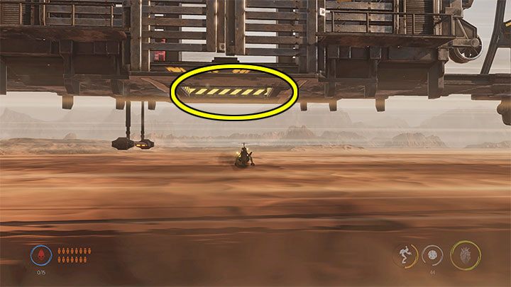 Nadal używamy opętania na Sligu i lecimy nim w prawo - Oddworld Soulstorm: Uwolnienie Mudokonów z wagonów, The Hijack - solucja - Oddworld Soulstorm - poradnik do gry