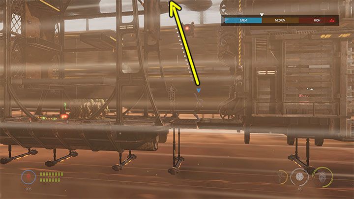 Powracamy do obszaru gdzie przebywał Slig i idziemy w prawo - Oddworld Soulstorm: Uwolnienie Mudokonów z wagonów, The Hijack - solucja - Oddworld Soulstorm - poradnik do gry