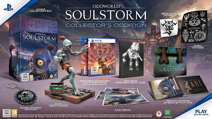Edycja kolekcjonerska Oddworld Soulstorm - Collectors Oddition - oferowana jest na PS4 i PS5 - Oddworld Soulstorm: Wersje gry - Oddworld Soulstorm - poradnik do gry