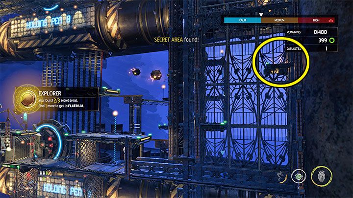 Zanim pociągnemy za dźwignię dobrze byłoby na spokojnie rozejrzeć się po tej okolicy - Oddworld Soulstorm: Więzienia Holding Pen 10-6, Escape - solucja - Oddworld Soulstorm - poradnik do gry