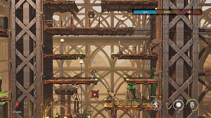 Wymagania do zdobycia platynowej odznaki: Uderzono 35 razy Sliga cukierkiem Rock Candy - Oddworld Soulstorm: Odznaki (wyzwania), Reunion at the Old Trellis - lista - Oddworld Soulstorm - poradnik do gry