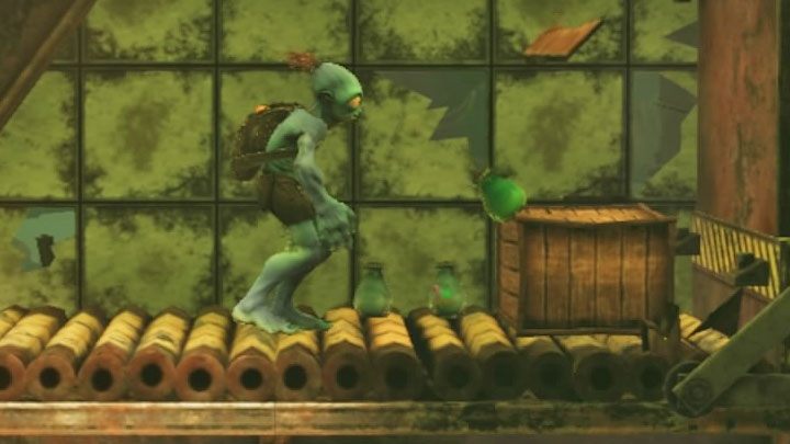 Wymagania do zdobycia platynowej odznaki: Zniszczono 20 obiektów - Oddworld Soulstorm: Odznaki (wyzwania), Slig Barracks - lista, solucja - Oddworld Soulstorm - poradnik do gry
