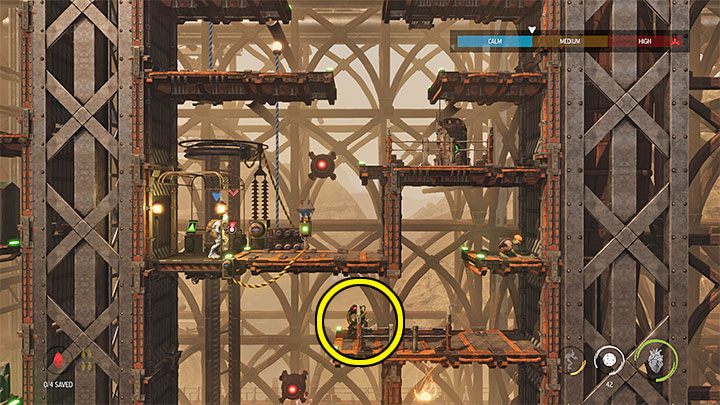 Kierujemy się dalej w dół - Oddworld Soulstorm: Odnalezienie Alfa i innych, Reunion - solucja - Oddworld Soulstorm - poradnik do gry