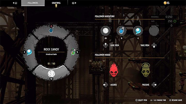 Innym opcjonalnym elementem przygotowań jest podzielenie się inwentarzem z 4 dowodzonymi Mudokonami - Oddworld Soulstorm: Ochranianie Mudokonów, Reunion at the Old Trellis - solucja - Oddworld Soulstorm - poradnik do gry