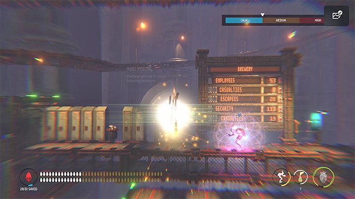 Niezależnie jak się zachowaliśmy musimy zaliczyć z Mudokonami wspinaczkę nad miejscem, w którym spały potwory - Oddworld Soulstorm: Otwarcie 1 i 2 bramy, Brewery - solucja - Oddworld Soulstorm - poradnik do gry