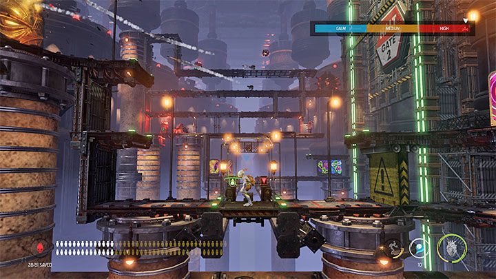 Kierujemy się cały czas w prawo - Oddworld Soulstorm: Otwarcie 1 i 2 bramy, Brewery - solucja - Oddworld Soulstorm - poradnik do gry