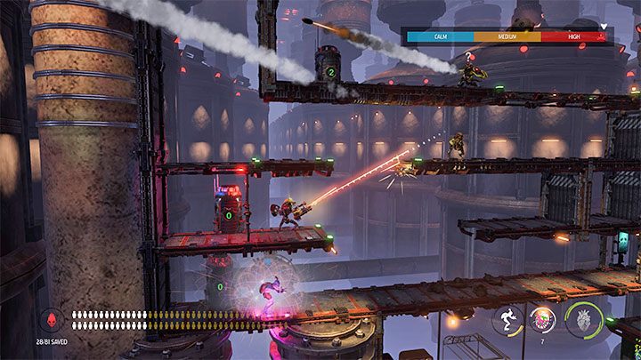 Musimy zachować ostrożność, bo Slogom będą towarzyszyły Sligi - Oddworld Soulstorm: Otwarcie 1 i 2 bramy, Brewery - solucja - Oddworld Soulstorm - poradnik do gry