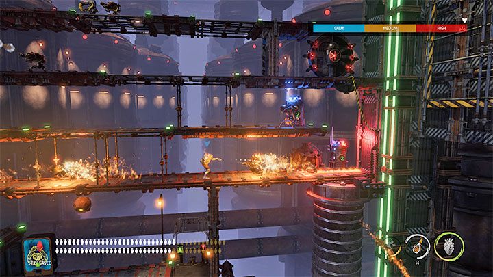 To kolejna już scena będąca kopią jednego ze starć z wcześniejszej części opisywanej misji - Oddworld Soulstorm: Otwarcie 3 bramy, Brewery - solucja - Oddworld Soulstorm - poradnik do gry