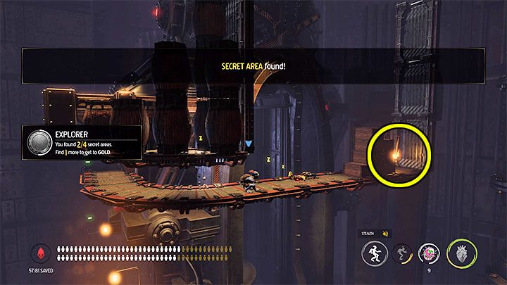 Po dotarciu w nowe miejsce nie idźmy od razu w prawo - Oddworld Soulstorm: Otwarcie ostatniej bramy, Brewery - solucja - Oddworld Soulstorm - poradnik do gry