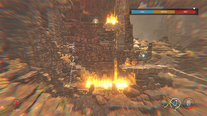 Problem ze snajperami został chwilowo zażegnany, ale nadal musimy uważać na Sligów i na bombardowania sterowca - Oddworld Soulstorm: Przeprawa przez terytorium Sligów, The Blimp - solucja - Oddworld Soulstorm - poradnik do gry