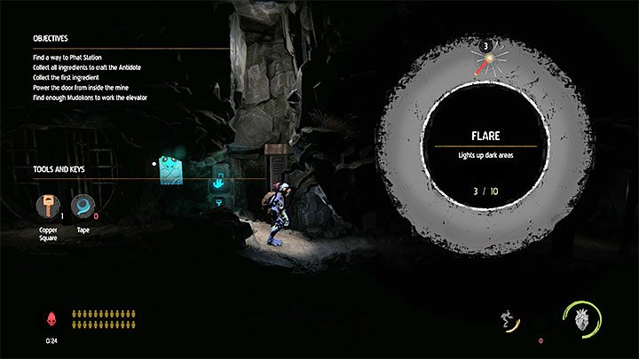 Dolne przejście jest zabarykadowane i jego odblokowanie dzięki przywróceniu dostaw prądu stanie się naszym nowym priorytetem - Oddworld Soulstorm: Zebranie składników antidotum, The Funicular - solucja - Oddworld Soulstorm - poradnik do gry