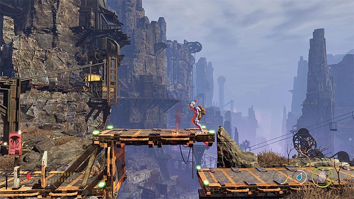 Winda na prawo od wejścia do kopalni jest teraz aktywna - Oddworld Soulstorm: Zebranie składników antidotum, The Funicular - solucja - Oddworld Soulstorm - poradnik do gry