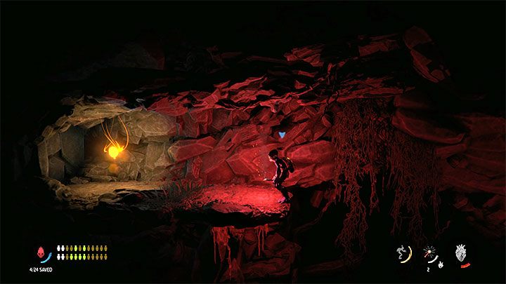 Musimy teraz powrócić na dół, a konkretnie do obszaru z pierwszą dużą maszyną - Oddworld Soulstorm: Uleczenie chorych Mudokonów, The Funicular - solucja - Oddworld Soulstorm - poradnik do gry