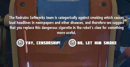 Pierwsza scena jaką ujrzycie, to zapytanie o cenzurę - Breathedge: Porady na start - Breathedge - poradnik do gry