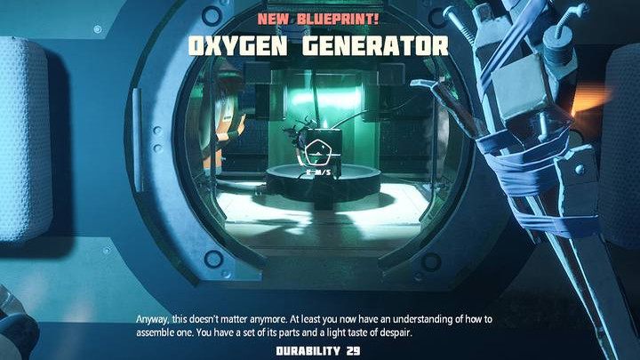 Poza schematem stacji tlenowej odblokujecie jednocześnie schemat generatora tlenu do jej uzupełniania - Breathedge: Porady na start - Breathedge - poradnik do gry