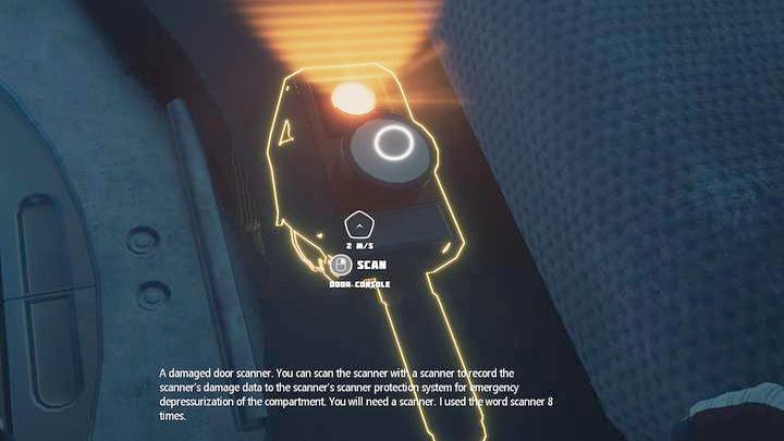 Skaner znajduje się na ścianie, na prawo od drzwi - Breathedge: Skaner - skąd wziąć? - Breathedge - poradnik do gry