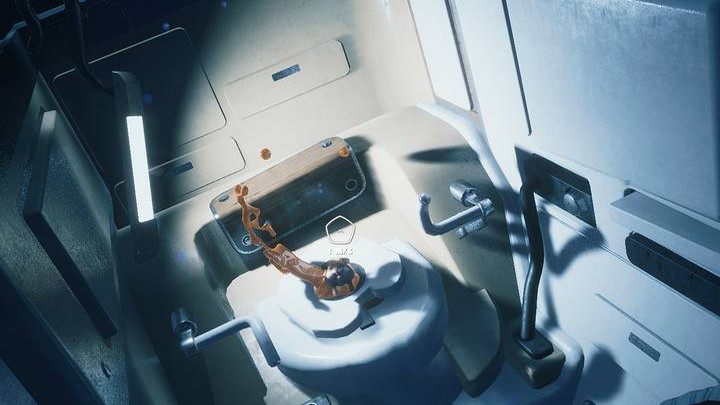 By znaleźć żółtawą wodę, wyjdźcie z waszej pierwszej bazy i popatrzcie w prawo, gdzie znajdują się lodowe struktury - Breathedge: Żółtawa woda - jak zdobyć? - Breathedge - poradnik do gry