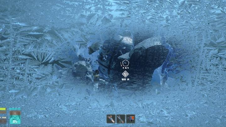 W niskiej temperaturze tracicie ˘widoczność, nie jest ona z reguły zabójcza - Breathedge: Temperatura - jak się chronić? - Breathedge - poradnik do gry