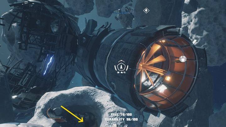 Drugi fragment znajdziecie pomiędzy dwiema wielkimi turbinami - Breathedge: ZAZ-1 - jak zbudować? - Breathedge - poradnik do gry