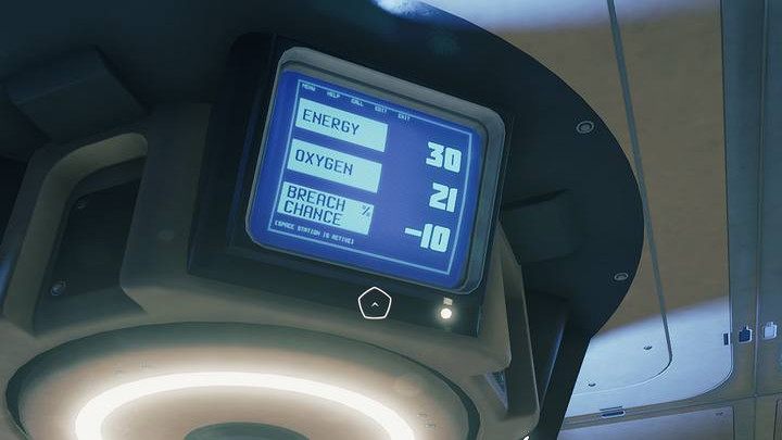 Nie macie innej możliwości monitorowania stanu technicznego bazy, poza wykorzystaniem monitorów sufitowych - Breathedge: Stan stacji - jak monitorować? - Breathedge - poradnik do gry