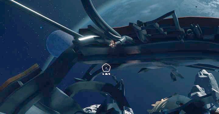 Aby zdobyć przewód, podleć do zniszczonych fragmentów statku i zlokalizuj pomarańczowe miedziane przewody, by ich trochę zebrać - Breathedge: Rozdział 1, Lost in Space - solucja, opis przejścia - Breathedge - poradnik do gry