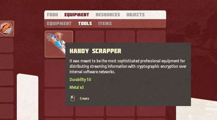 Od teraz możesz stworzyć Poręczny łamacz - umożliwia ci niszczenie prostych przedmiotów w kosmosie, jak radia, pojemniki czy duże skupiska materiałów - Breathedge: Rozdział 1, Lost in Space - solucja, opis przejścia - Breathedge - poradnik do gry