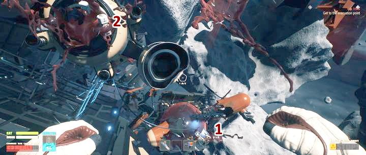 Na miejscu zbadaj ciało przemytnika (1), zabierz z niego oko - Breathedge: Rozdział 1, Lost in Space - solucja, opis przejścia - Breathedge - poradnik do gry