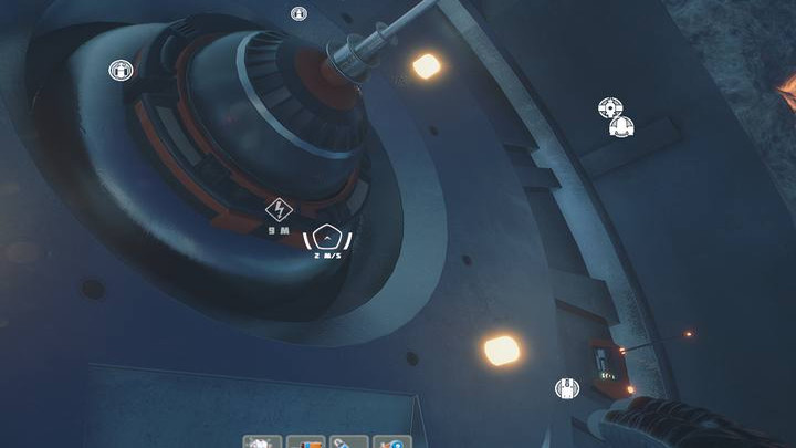 By naprawić mechanizm działa w Błędnym Rycerzu, musicie dezaktywować wieżyczki wokół statku - Breathedge: Rozdział 2, Błędny Rycerz - solucja, opis przejścia - Breathedge - poradnik do gry