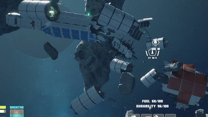 Moduł biologiczny znajduje się w prawej części mapy (strefa zimna) - Breathedge: Rozdział 2, Moduł biologiczny - solucja, opis przejścia - Breathedge - poradnik do gry