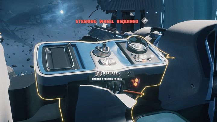 Pierwsza naprawa to kierownica - Breathedge: Rozdział 3, Normandy - solucja, opis przejścia - Breathedge - poradnik do gry