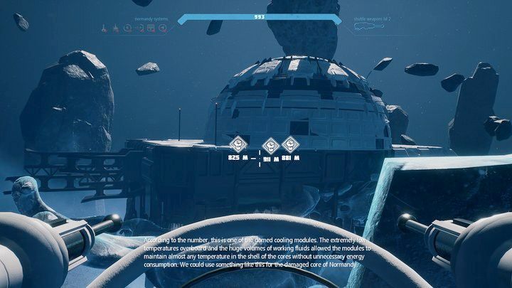 Lećcie do znaku zapytania po prawej stronie, za asteroidami - Breathedge: Obszar chłodzenia - solucja, opis przejścia - Breathedge - poradnik do gry