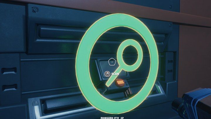 Używając skanera skanujcie kolejne zielone znaczniki, aż do zakończenia procesu analizy - Breathedge: Zbadaj nieznany moduł - solucja, opis przejścia - Breathedge - poradnik do gry