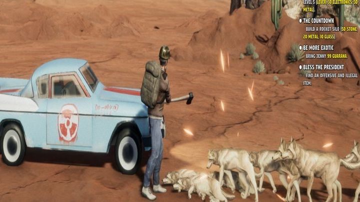 Komentarz: aby to zrobić, miejcie załadowany rewolwer i trafcie na grupę wrogów - Mr Prepper: Osiągnięcia/Trofea - lista - Mr Prepper - poradnik do gry