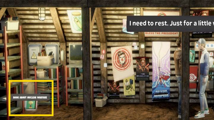 Następne zadanie od Minutemana to prośba o dostarczenie mu książki o Wojnie nuklearnej (Nuclear Warfare) - Mr Prepper: Zadania Minutemana - lista, solucja, opis przejścia - Mr Prepper - poradnik do gry