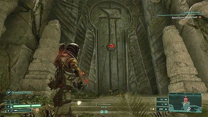 Do pojedynku z Hyperionem dochodzi pod koniec eksploracji czwartego biomu planety Atropos o nazwie Ruiny Pogłosu - Returnal: Hyperion - boss, jak pokonać? - Returnal - poradnik do gry