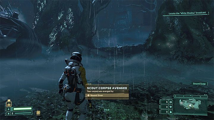 Ciekawostką jest to, że jeśli inny gracz pomścił naszą śmierć, to otrzymamy stosowny komunikat o nagrodzie w momencie uruchomienia gry - Returnal: Multiplayer, funkcje społecznościowe - Returnal - poradnik do gry