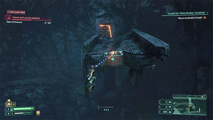 Ikaryjski chwytak działa podobnie jak kotwiczka z innych gier - Returnal: Krawędzie, wysokie półki - jak się dostać? - Returnal - poradnik do gry