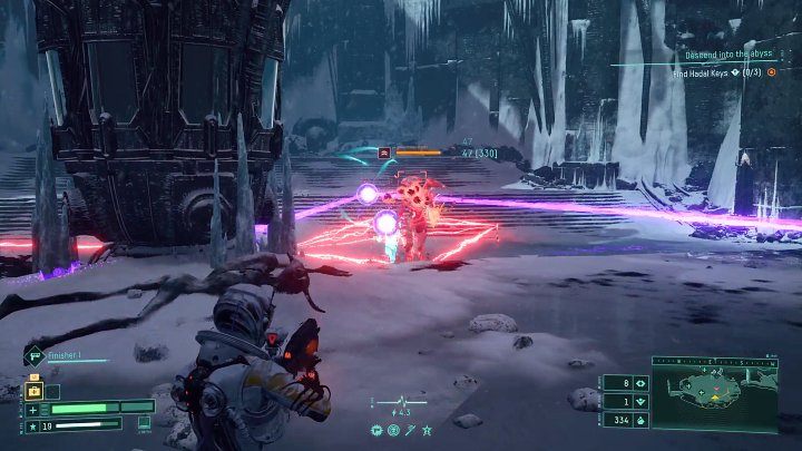 Ostatnim groźnym przeciwnikiem, który może sprawić Wam spory problem, jest wzmocniona wersja Zerwanego (Severed) - Returnal: Pęknięte Pustkowia/Fractured Wastes - biom - Returnal - poradnik do gry